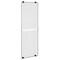 3-Pack Black Steel Grid Panels Wall-Mount Display Storage Organizer 24x72 in